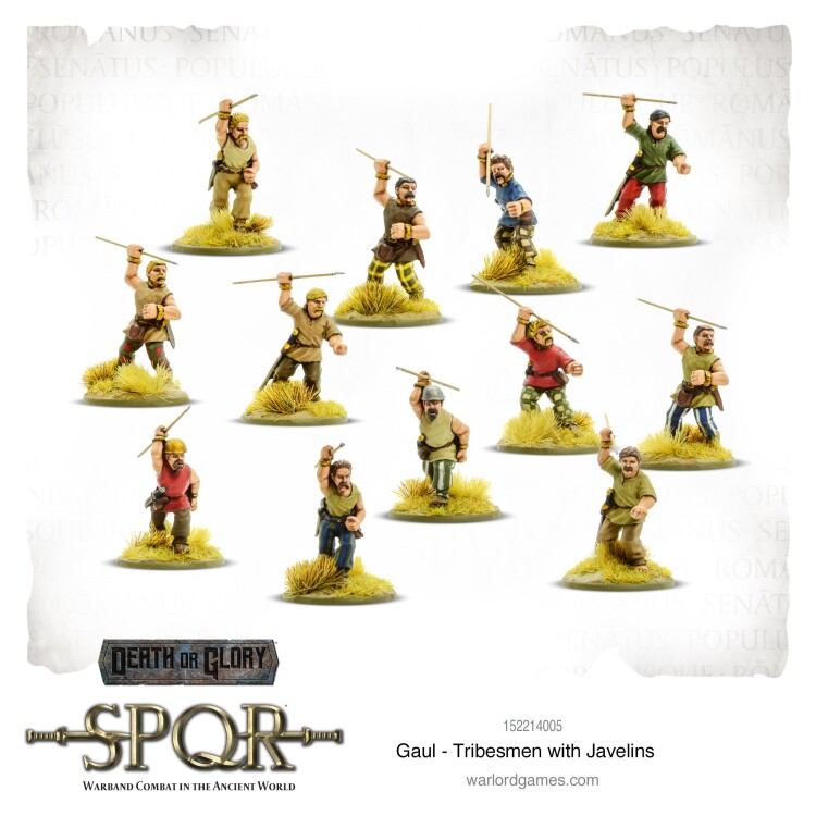 SPQR: Gaul - Tribesmen with javelins