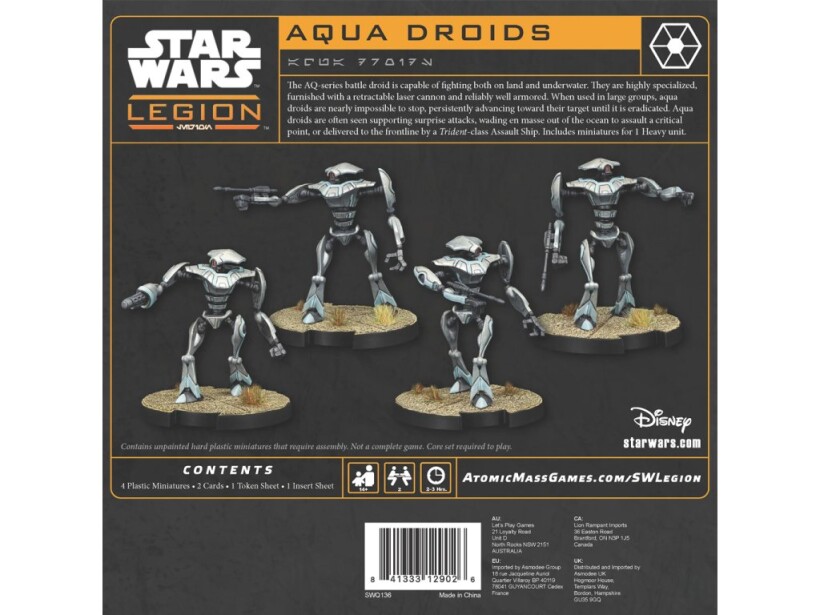 Star Wars: Legion - Aqua Droids - EN/DE/SP/FR