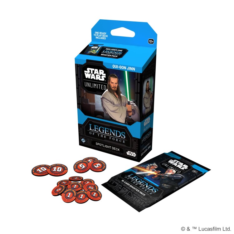 Star Wars: Unlimited – Legends of the Force - Spotlight Deck Varianta: Qui-Gon Jinn