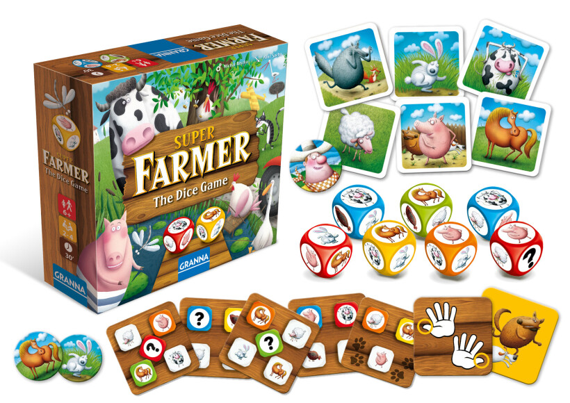 Superfarmář hra s kostkami