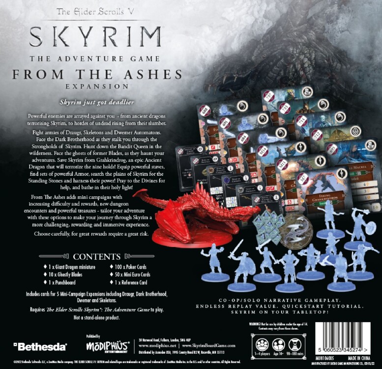 The Elder Scrolls V: Skyrim – The Adventure Game: From the Ashes Expansion
