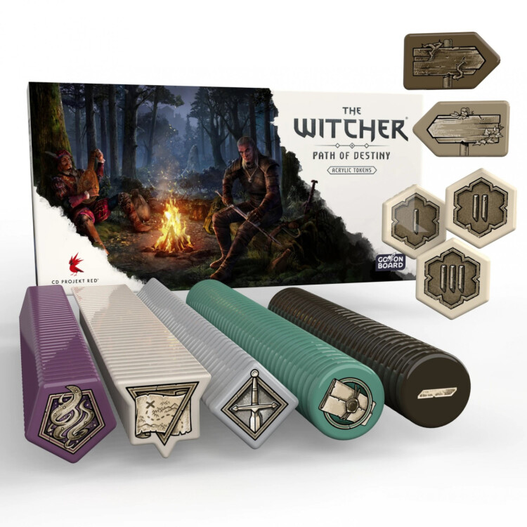 The Witcher: Paths of Destiny - Acrylic Tokens