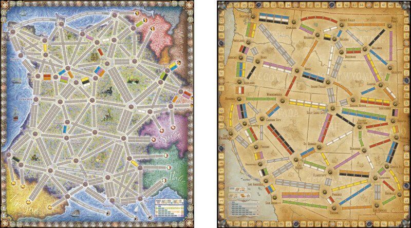 Ticket to Ride - France & Old West: Map Collection 6