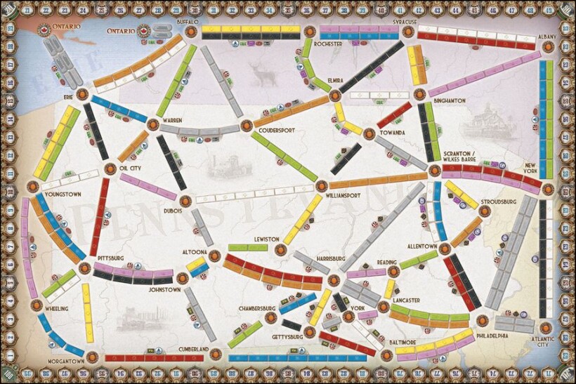 Ticket to Ride - Map Collection 5: United Kingdom & Pennsylvania
