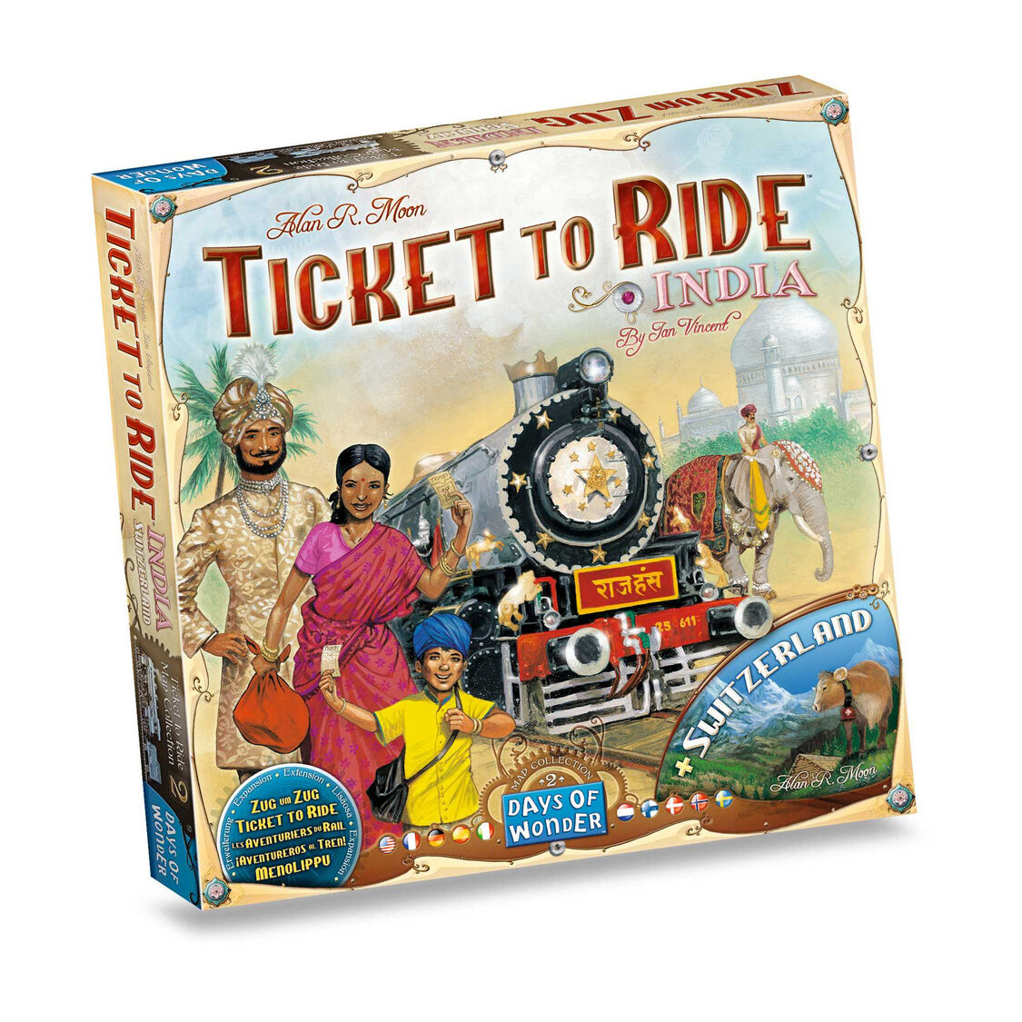 Ticket to Ride - Map Volume 2: India & Switzerland