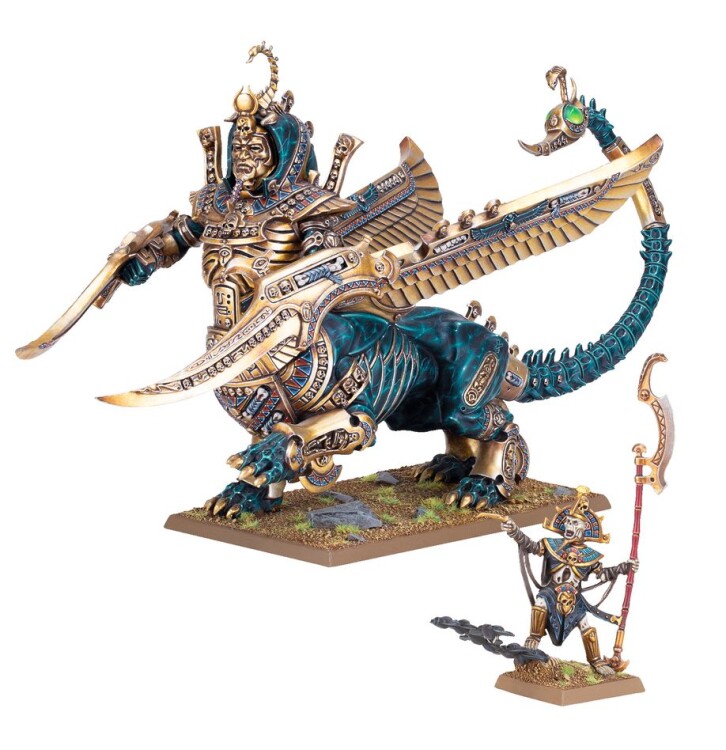 Tomb Kings of Khemri: Necrosphinx (Warhammer: The Old World)