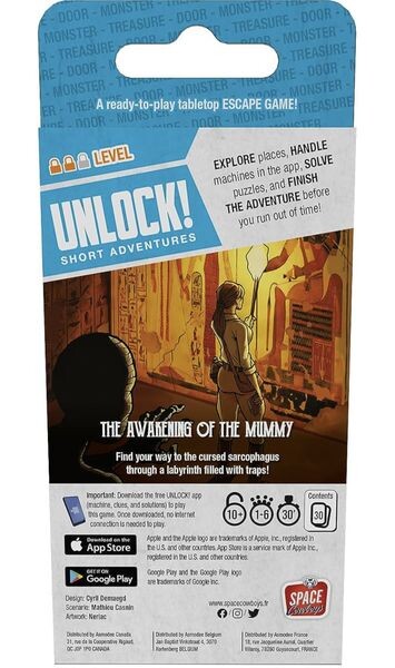 Unlock! Short Adventures 2: The Awakening of the Mummy