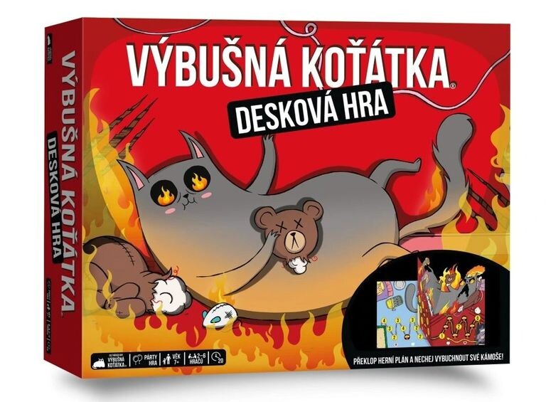 Výbušná koťátka: Desková hra