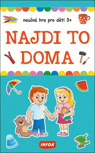 Výukové karty (krabička) - Najdi to doma - naučná hra pro děti 3+