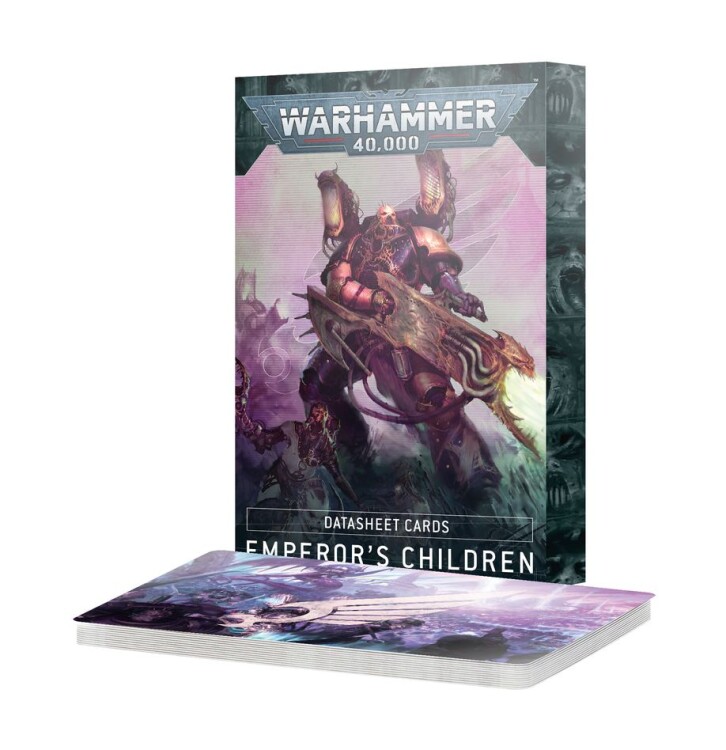 Warhammer 40000: Emperor's Children: Datasheet Cards