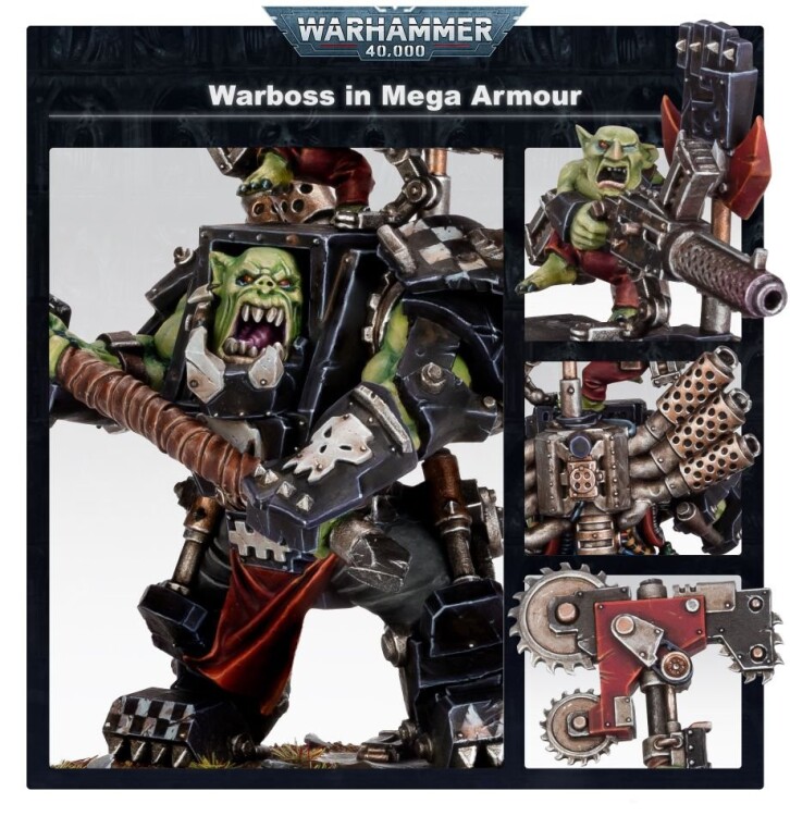 Warhammer 40,000 - Warboss in Mega Armour