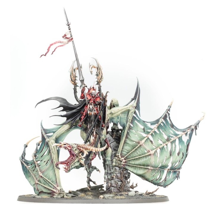 Warhammer Age of Sigmar: Soulblight Gravelords: Prince Vhordrai, Lord of the Crimson Keep/Revenant Draconith
