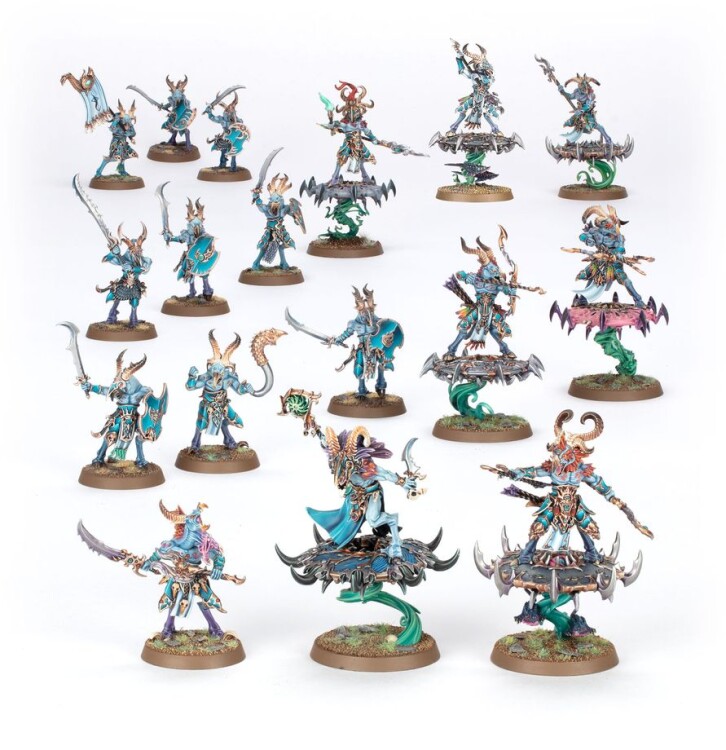 Warhammer Age of Sigmar: Spearhead: Disciples of Tzeentch – Tzaangor Warflock