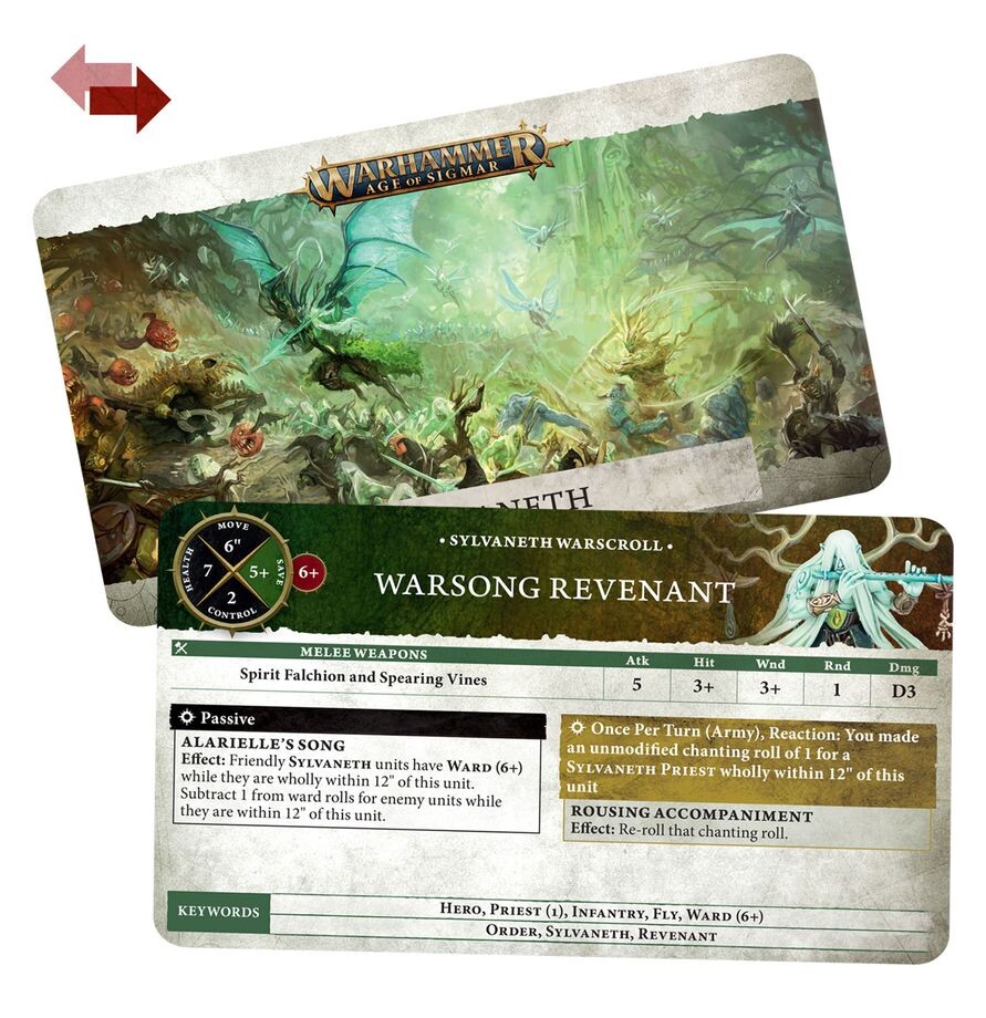 Warhammer Age of Sigmar: Warscroll Cards: Sylvaneth