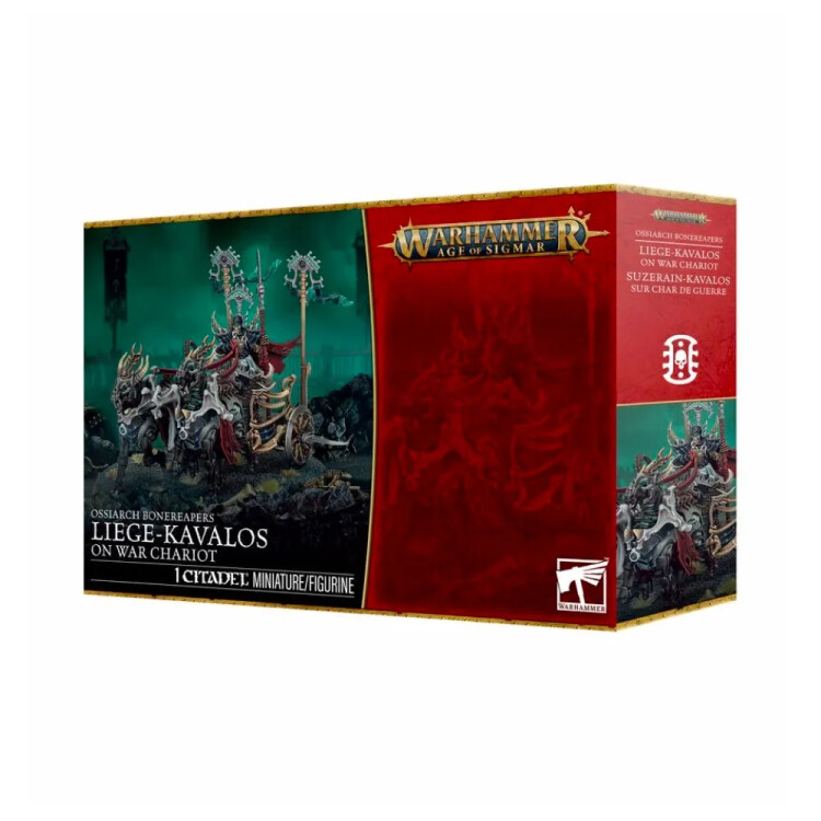 Warhammer AoS - Ossiarch Bonereapers: Liege-Kavalos on War Chariot