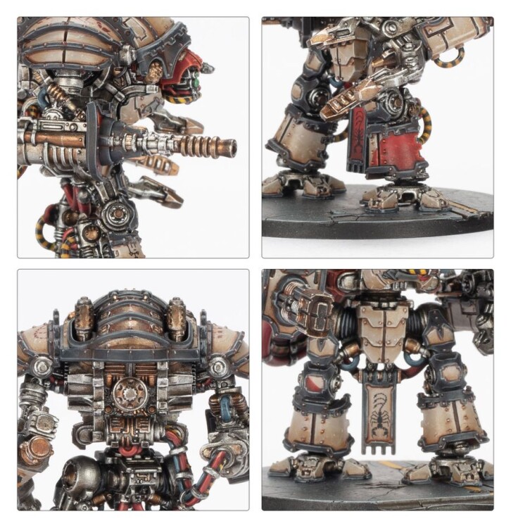 Warhammer: The Horus Heresy – Legions Imperialis: Mechanicum Questoris Knights Magaera and Styrix