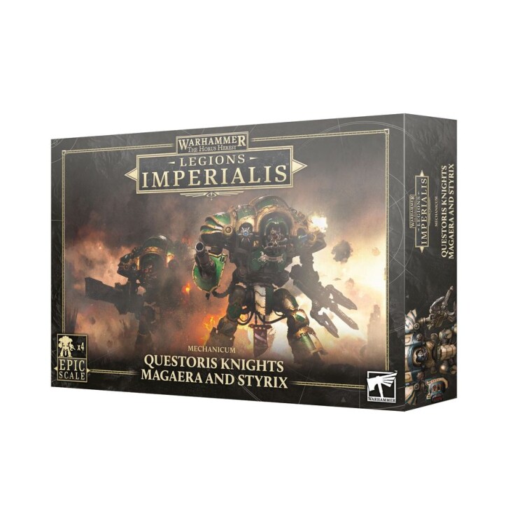 Warhammer: The Horus Heresy – Legions Imperialis: Mechanicum Questoris Knights Magaera and Styrix